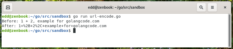 url encode query string basic